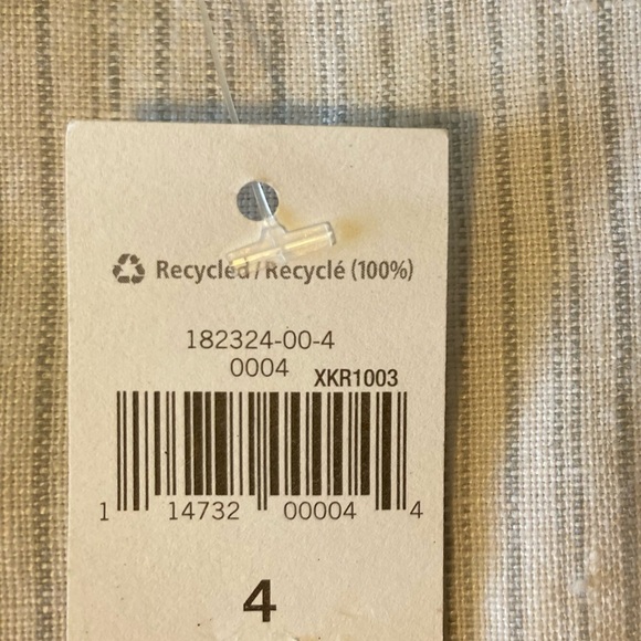 NWT Linen Banana Republic Sz 4 Micro Stripe Pencil Skirt - Picture 8 of 10